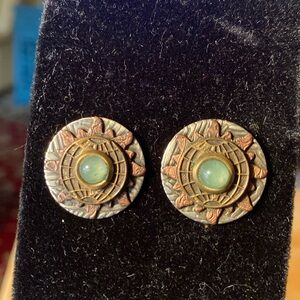 Silver Forest earrings